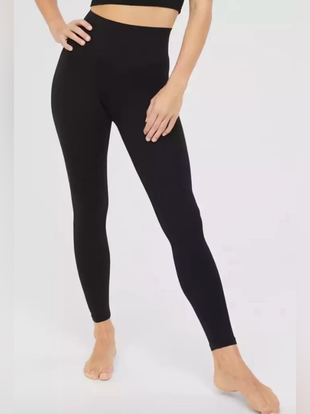 Offline by aerie Women Black High-Rise Seamless Leggings Size Medium